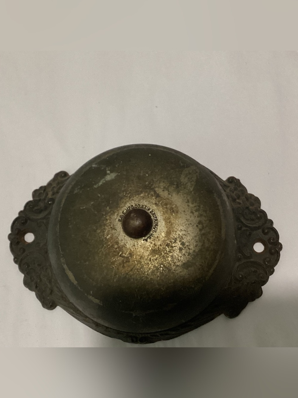 Antique Victorian mechanical bell either Hotel Counter Bell or Twist-Turn-Key